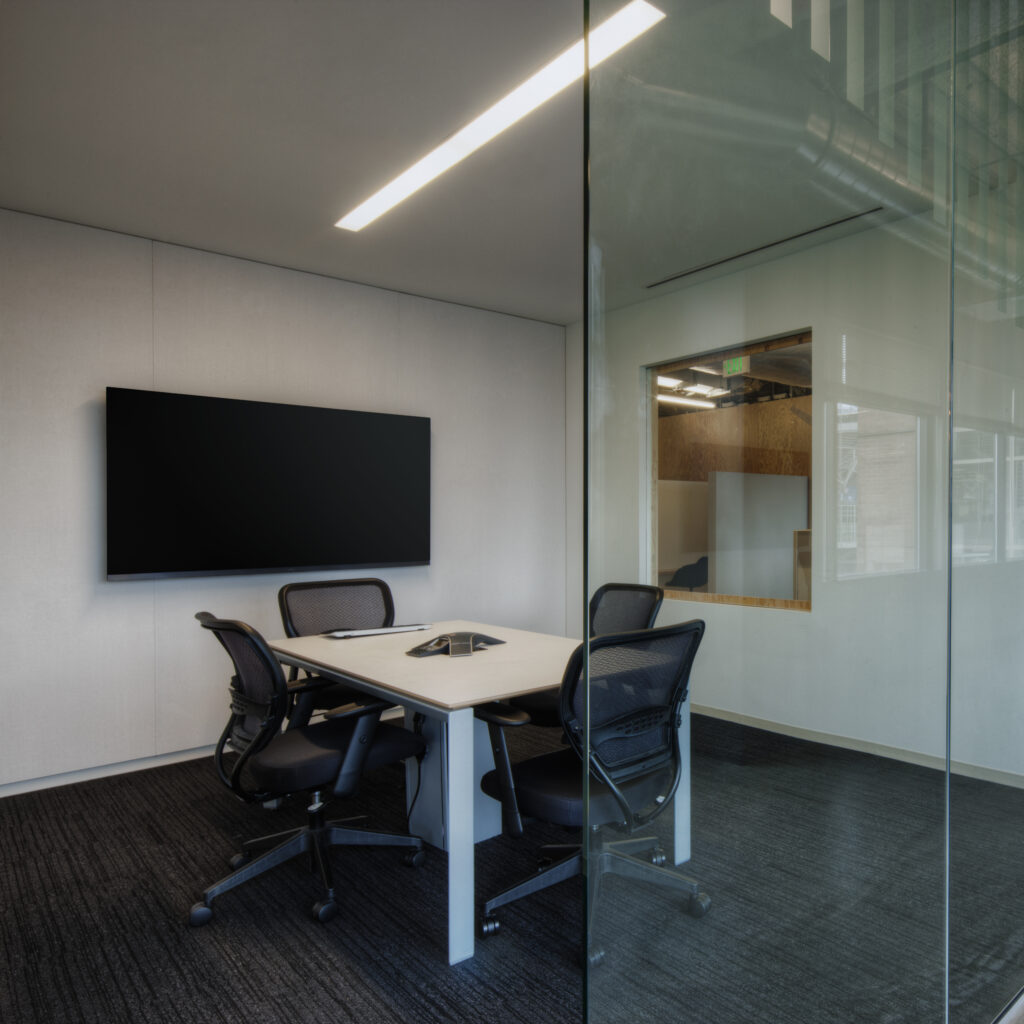 Empty meeting room in office